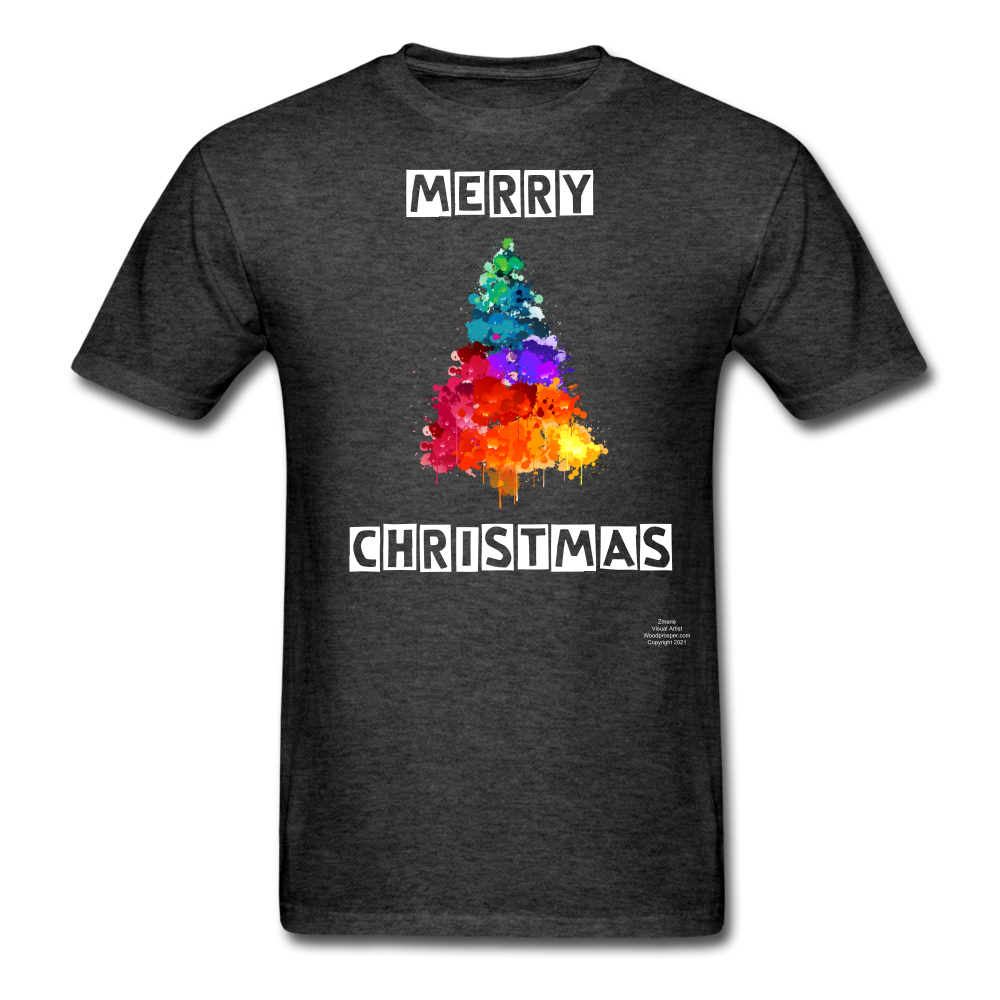Merry Christmas Unisex Classic T-Shirt - heather black