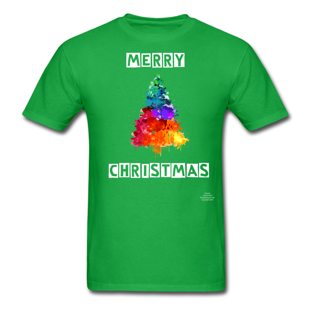 Merry Christmas Unisex Classic T-Shirt - bright green