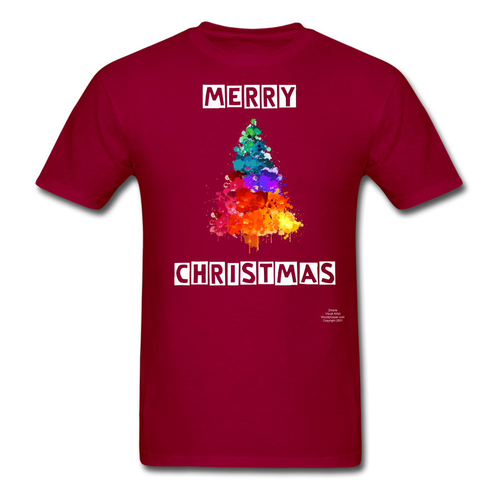 Merry Christmas Unisex Classic T-Shirt - dark red