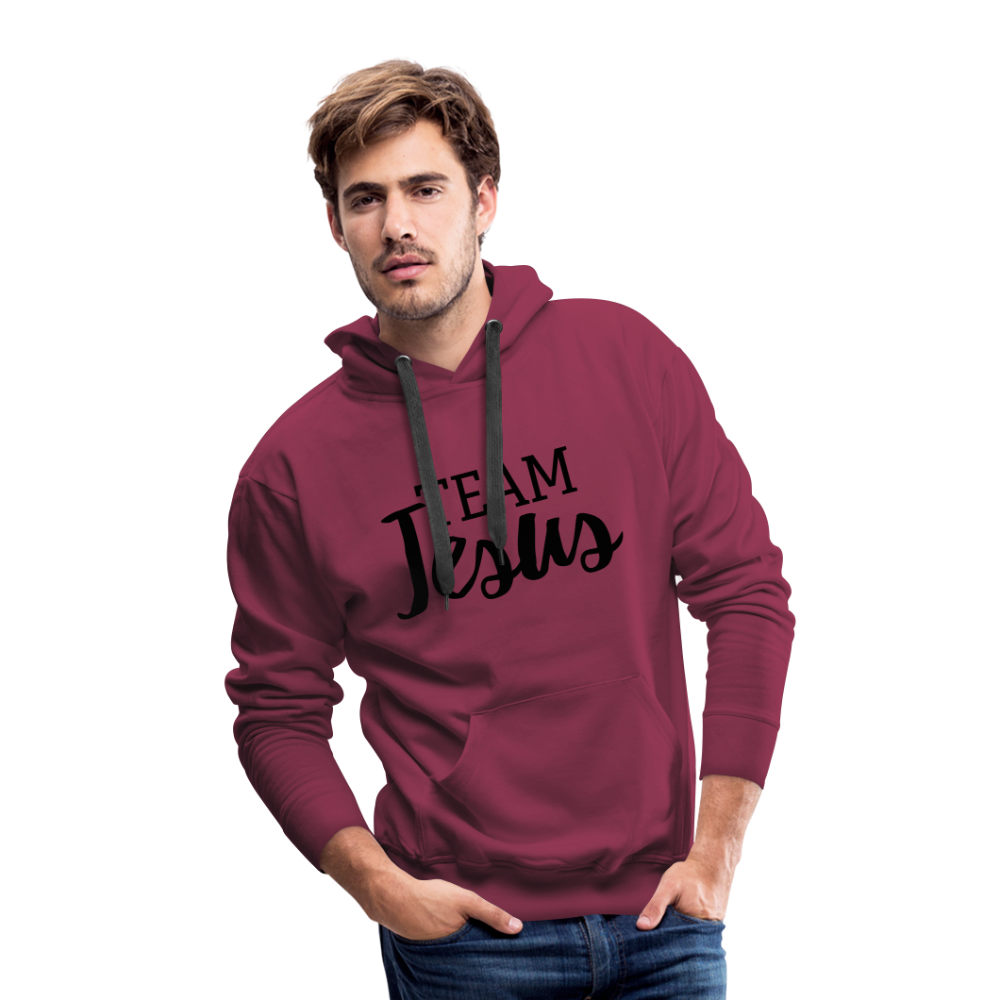 Team Jesus Men’s Premium Hoodie - burgundy