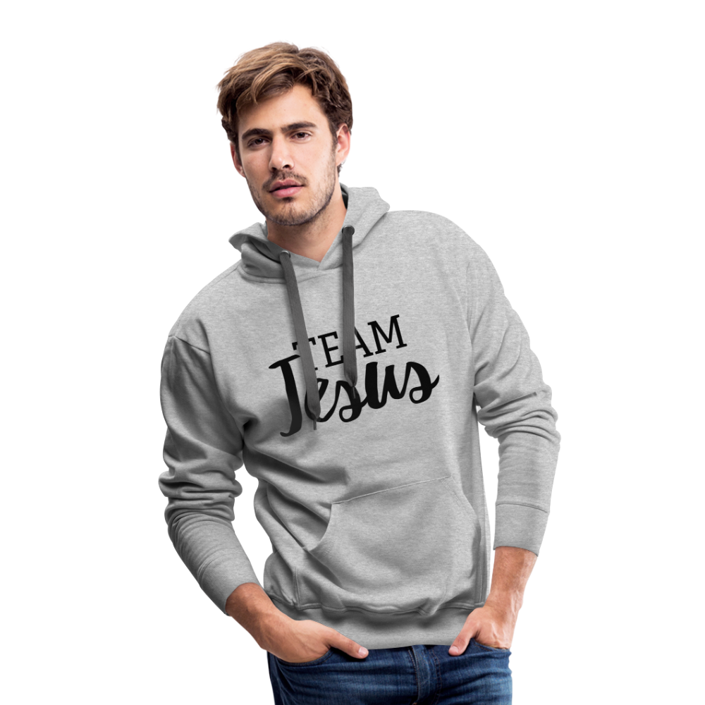 Team Jesus Men’s Premium Hoodie - heather grey