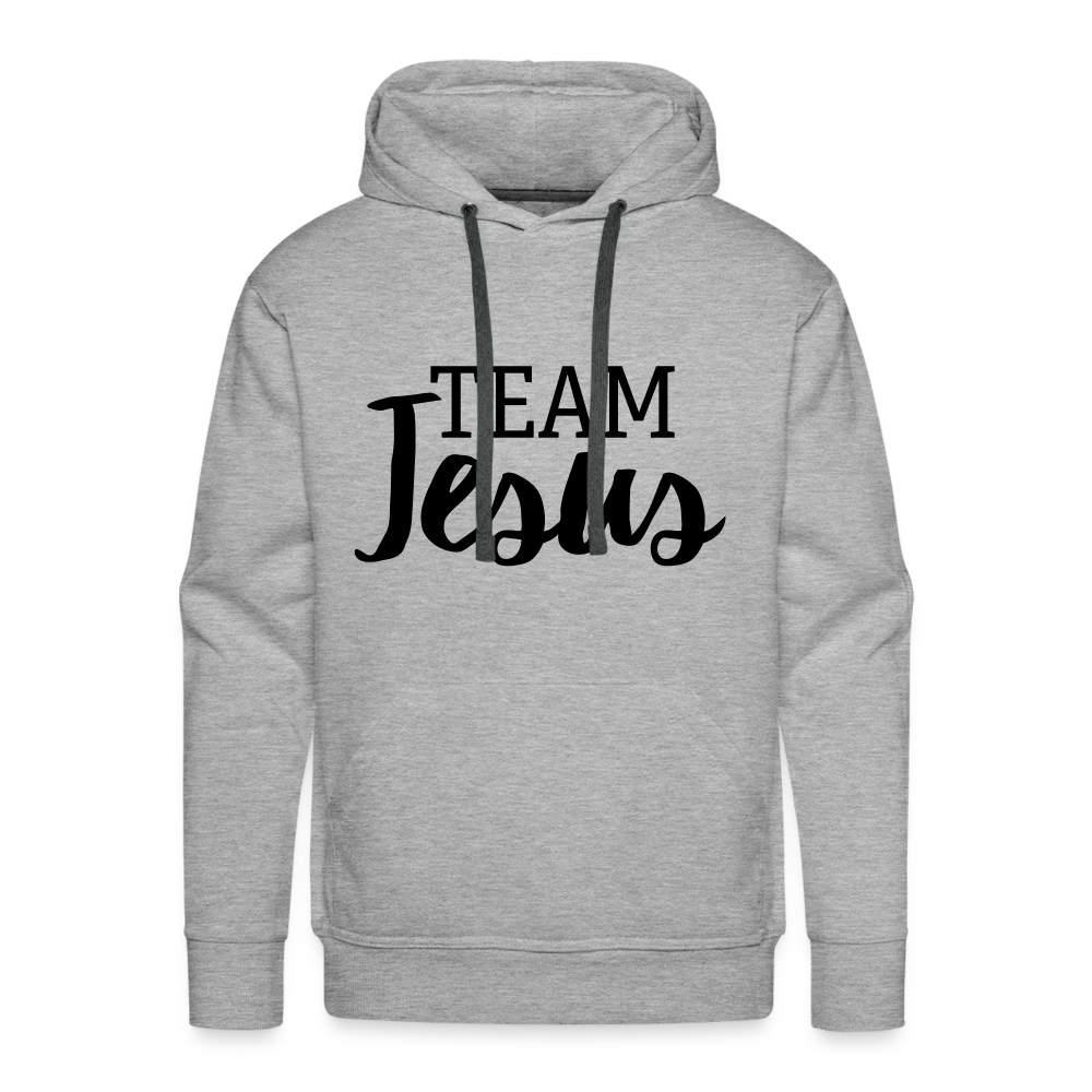 Team Jesus Men’s Premium Hoodie - heather grey
