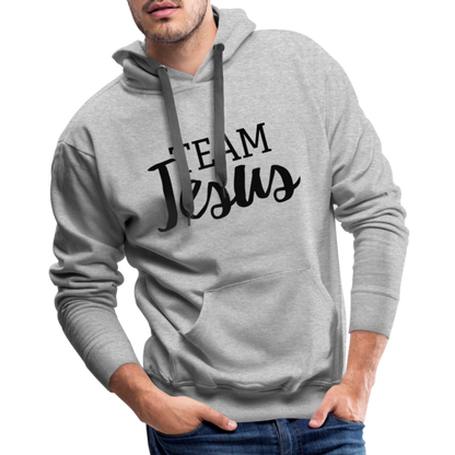 Team Jesus Men’s Premium Hoodie - heather grey