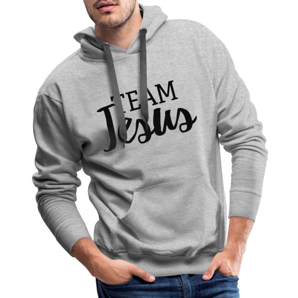 Team Jesus Men’s Premium Hoodie - heather grey