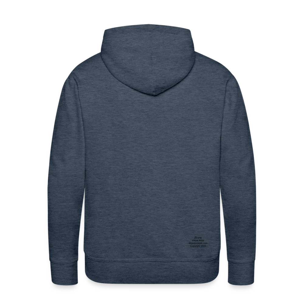 Team Jesus Men’s Premium Hoodie - heather denim