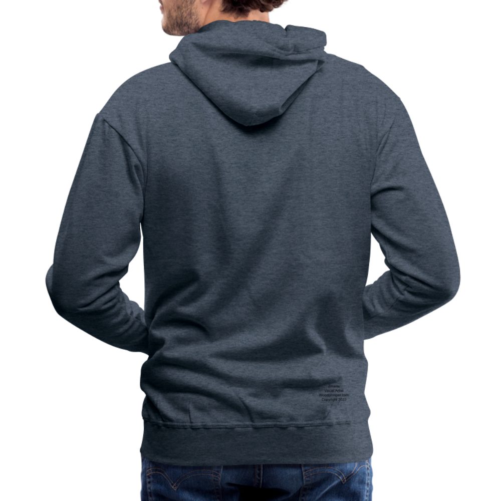 Team Jesus Men’s Premium Hoodie - heather denim
