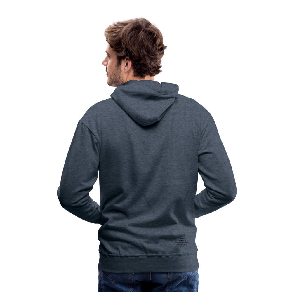 Team Jesus Men’s Premium Hoodie - heather denim