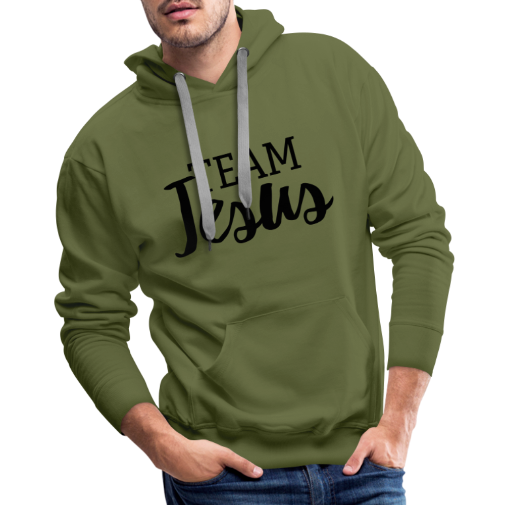 Team Jesus Men’s Premium Hoodie - olive green