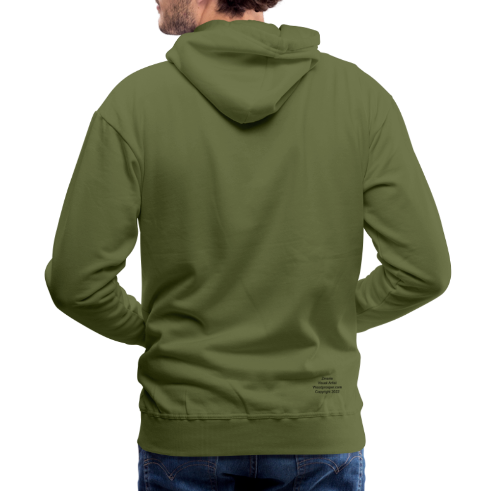Team Jesus Men’s Premium Hoodie - olive green