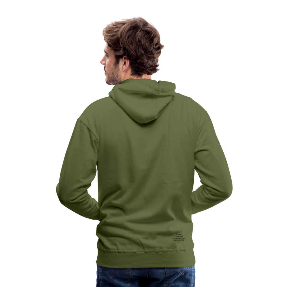 Team Jesus Men’s Premium Hoodie - olive green