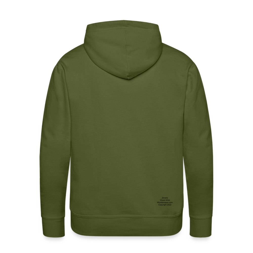 Team Jesus Men’s Premium Hoodie - olive green