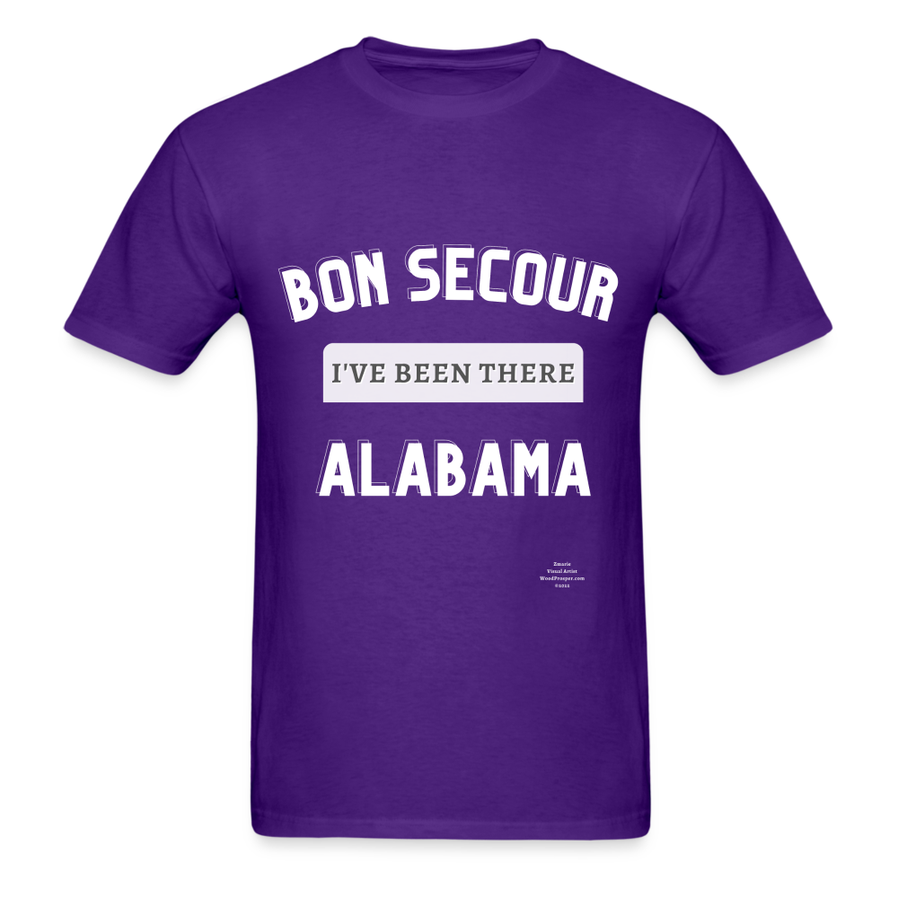 Bon Secour I've Been There Adult T-Shirt - purple