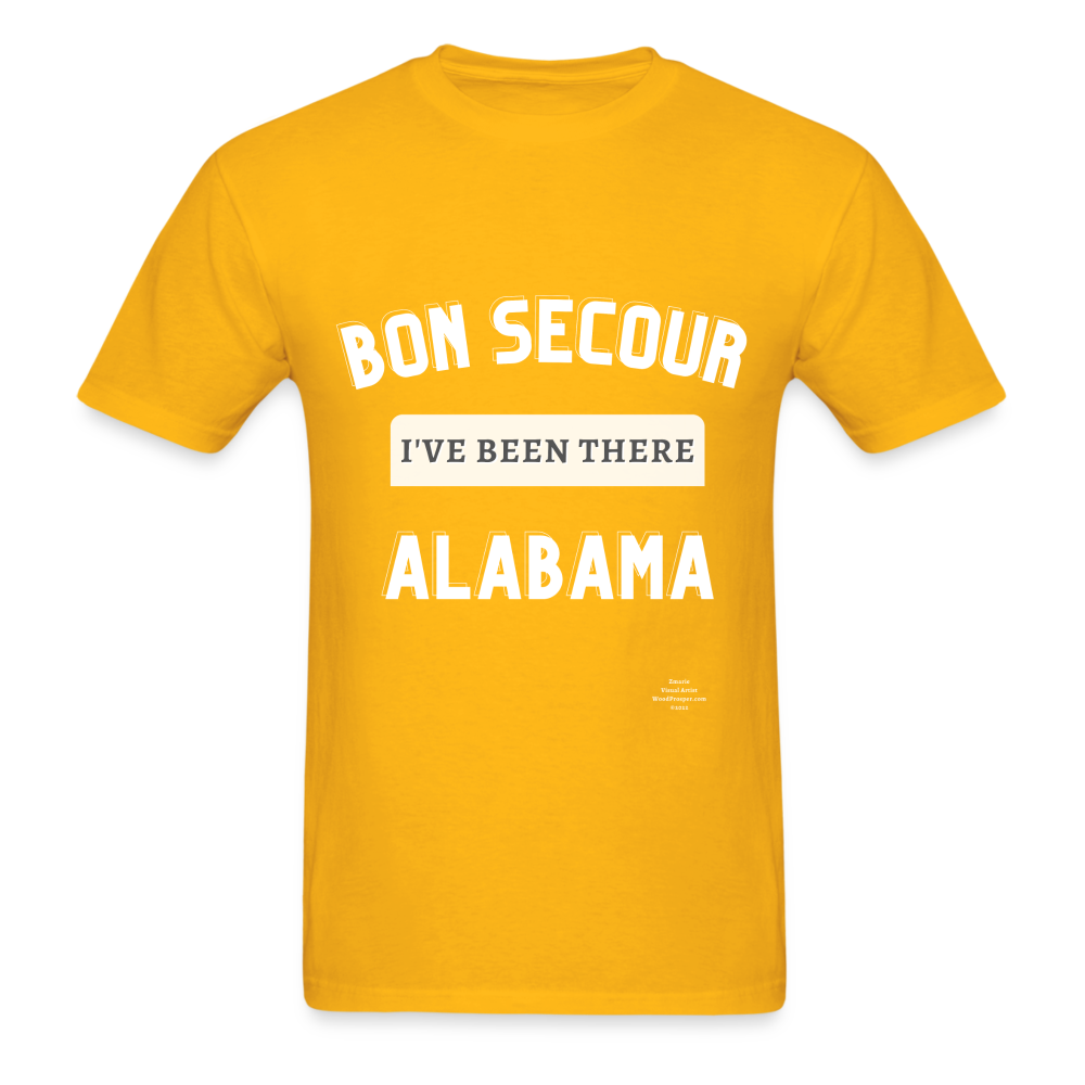 Bon Secour I've Been There Adult T-Shirt - gold