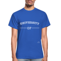 Customizable University Of _________ Adult T-Shirt - royal blue