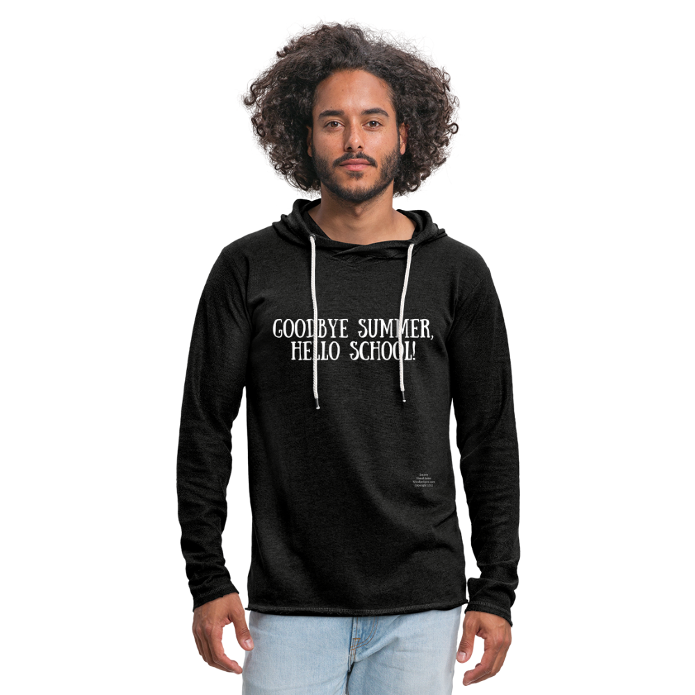 GoodBye Summer Unisex Lightweight Terry Hoodie - charcoal grey