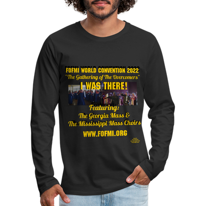 FOFMI World Convention 2022 Men's Premium Long Sleeve T-Shirt - black