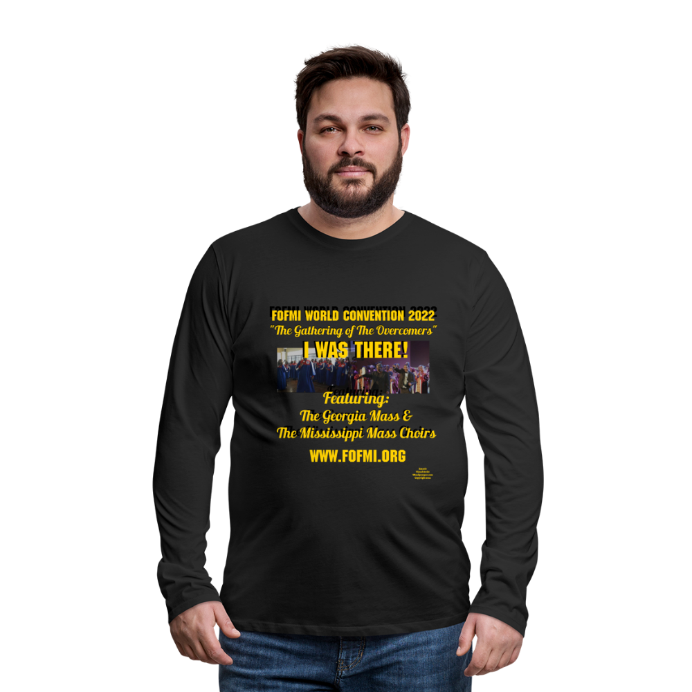 FOFMI World Convention 2022 Men's Premium Long Sleeve T-Shirt - black