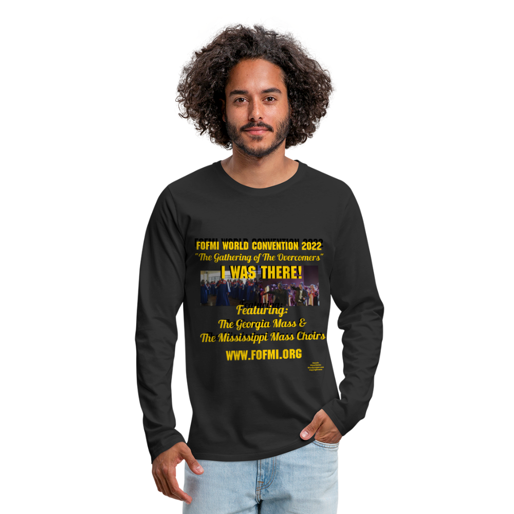 FOFMI World Convention 2022 Men's Premium Long Sleeve T-Shirt - black