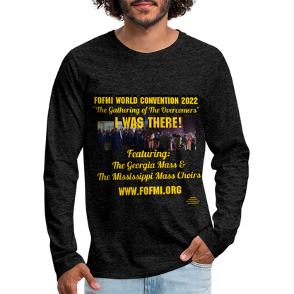 FOFMI World Convention 2022 Men's Premium Long Sleeve T-Shirt - charcoal grey
