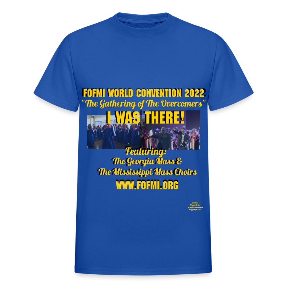 FOFMI World Convention 2022 Adult T-Shirt - royal blue