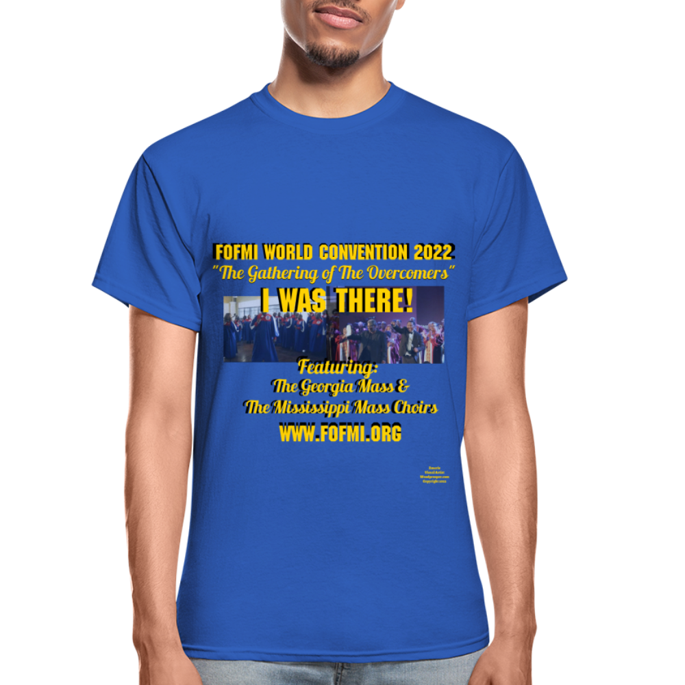 FOFMI World Convention 2022 Adult T-Shirt - royal blue