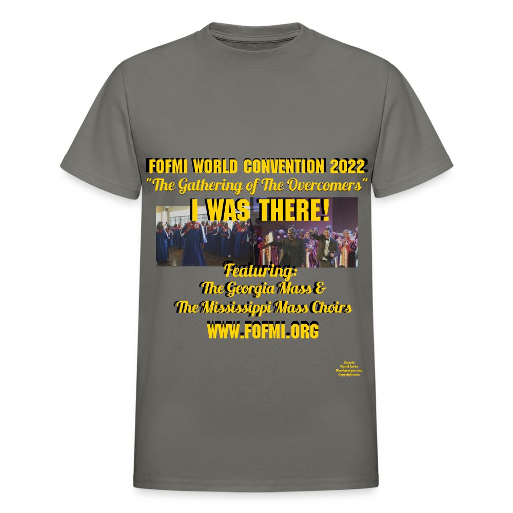 FOFMI World Convention 2022 Adult T-Shirt - charcoal