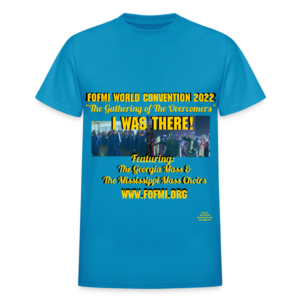 FOFMI World Convention 2022 Adult T-Shirt - turquoise