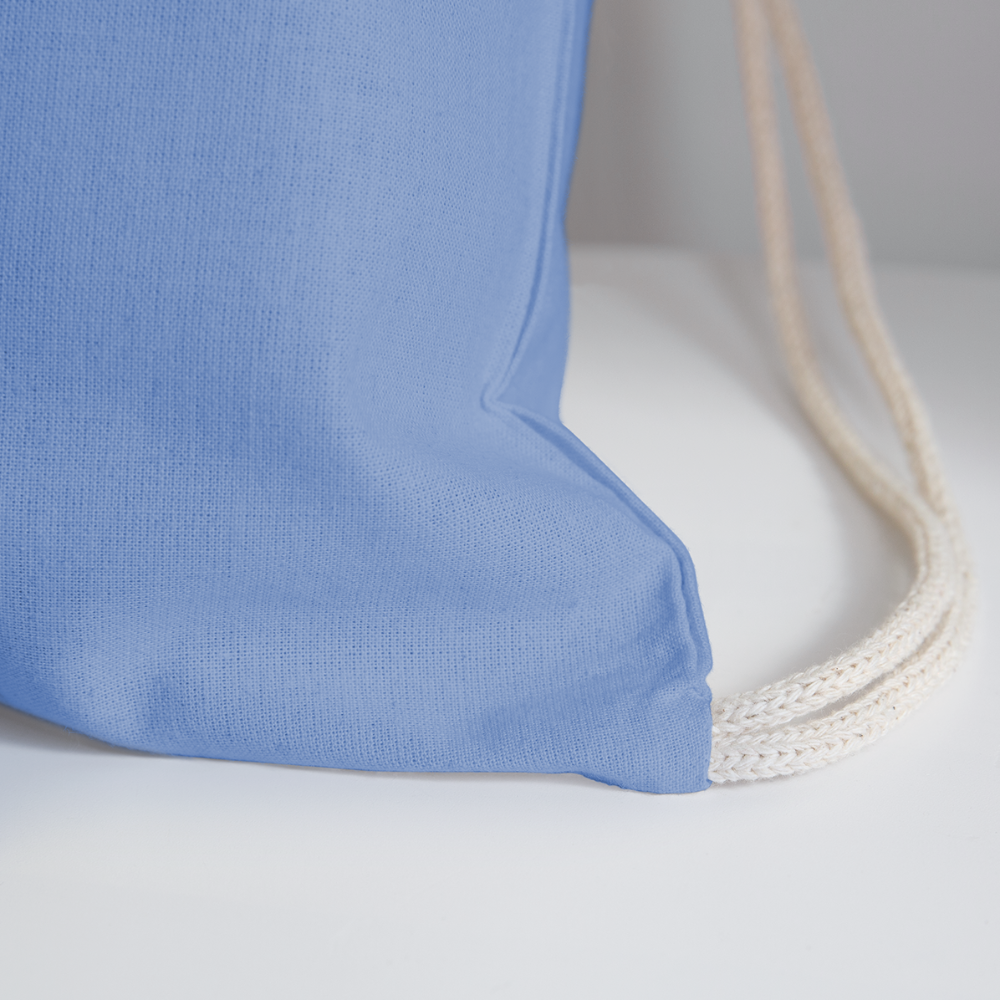 FOFMI World Convention 2022 Cotton Drawstring Bag - carolina blue
