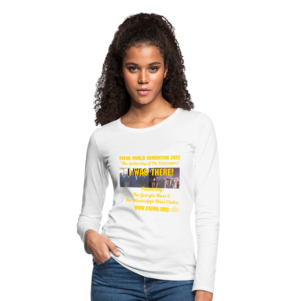 FOFMI World Convention 2022 Women's Premium Long Sleeve T-Shirt - white