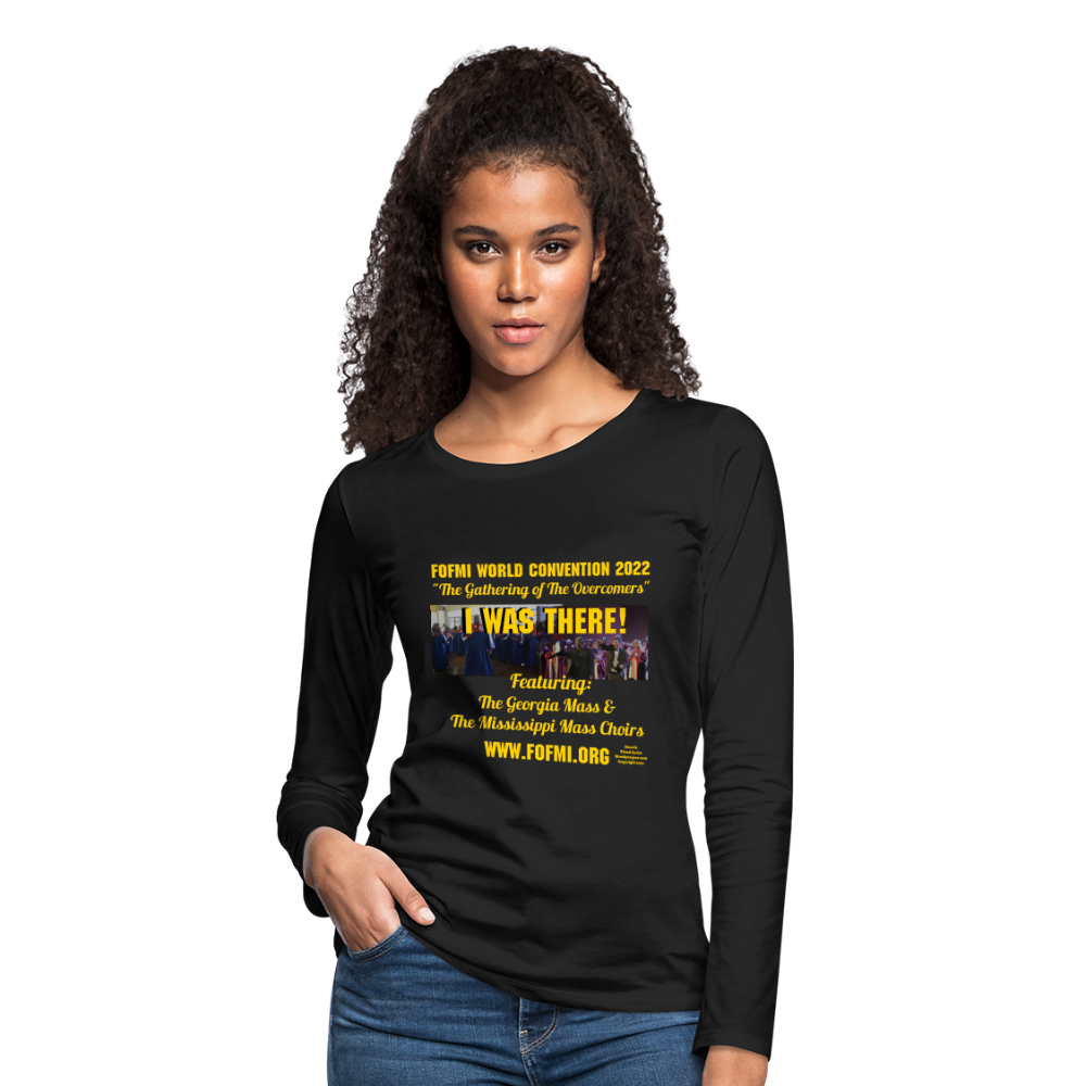 FOFMI World Convention 2022 Women's Premium Long Sleeve T-Shirt - black