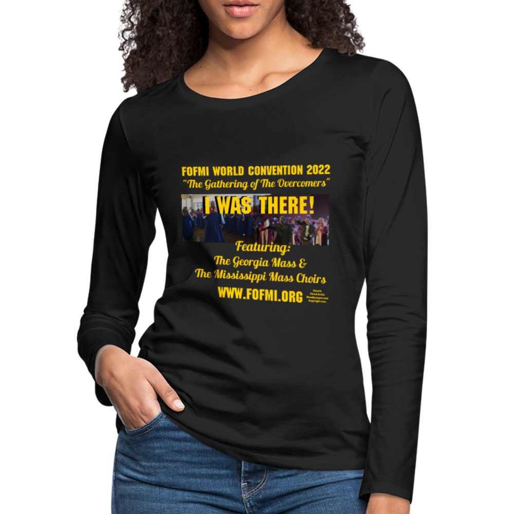 FOFMI World Convention 2022 Women's Premium Long Sleeve T-Shirt - black