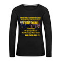 FOFMI World Convention 2022 Women's Premium Long Sleeve T-Shirt - black