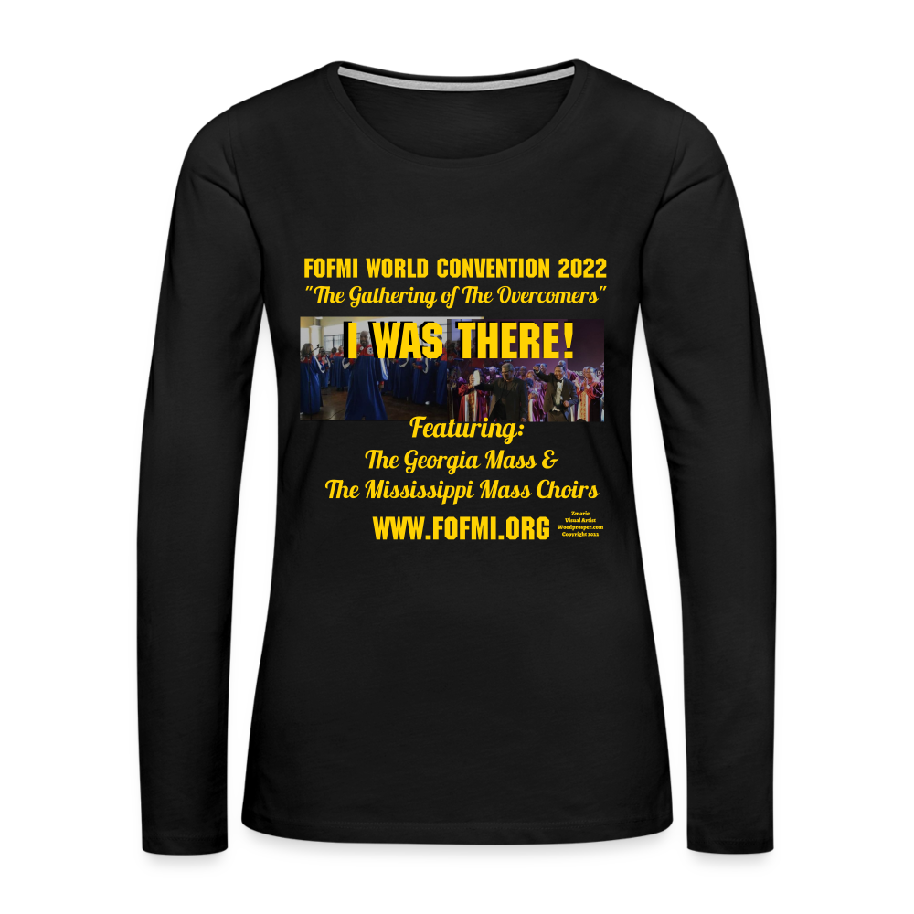 FOFMI World Convention 2022 Women's Premium Long Sleeve T-Shirt - black