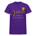 FOFMI Volunteer Team Adult T-Shirt (Purple) - purple