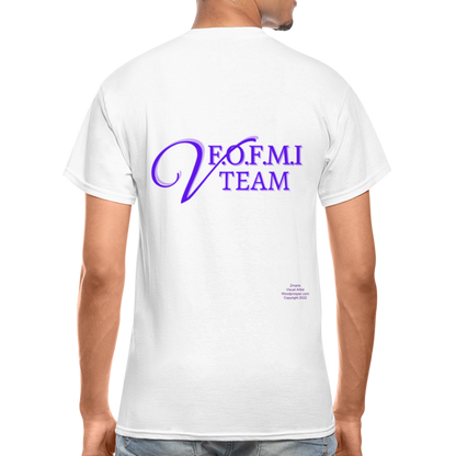 FOFMI Volunteer Team Adult T-Shirt (Gold or White) - white