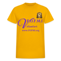 FOFMI Volunteer Team Adult T-Shirt (Gold or White) - gold
