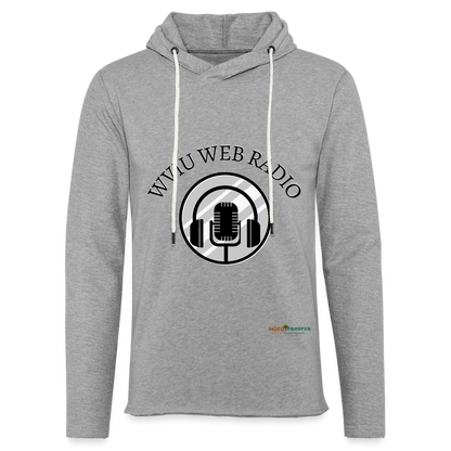 WVIU Web Radio Unisex Lightweight Hoodie - heather gray