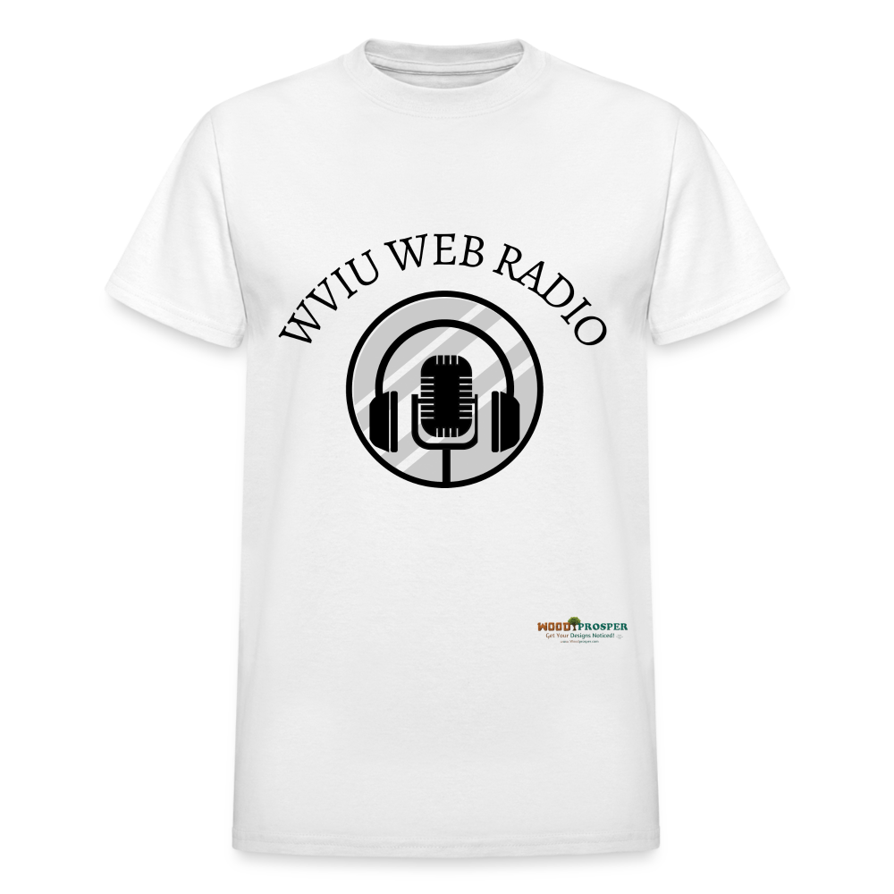 WVIU Web Radio Unisex T-shirt - white