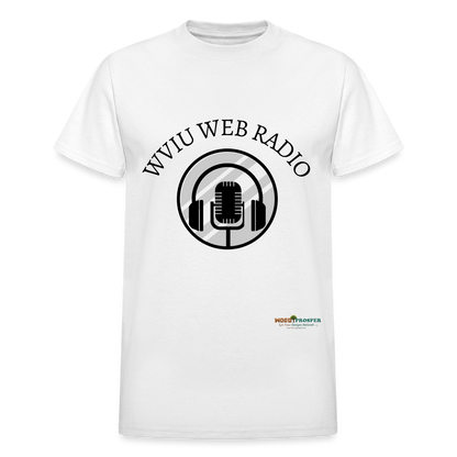 WVIU Web Radio Unisex T-shirt - white