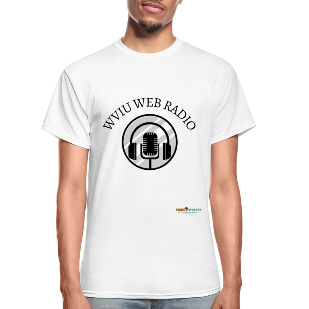 WVIU Web Radio Unisex T-shirt - white