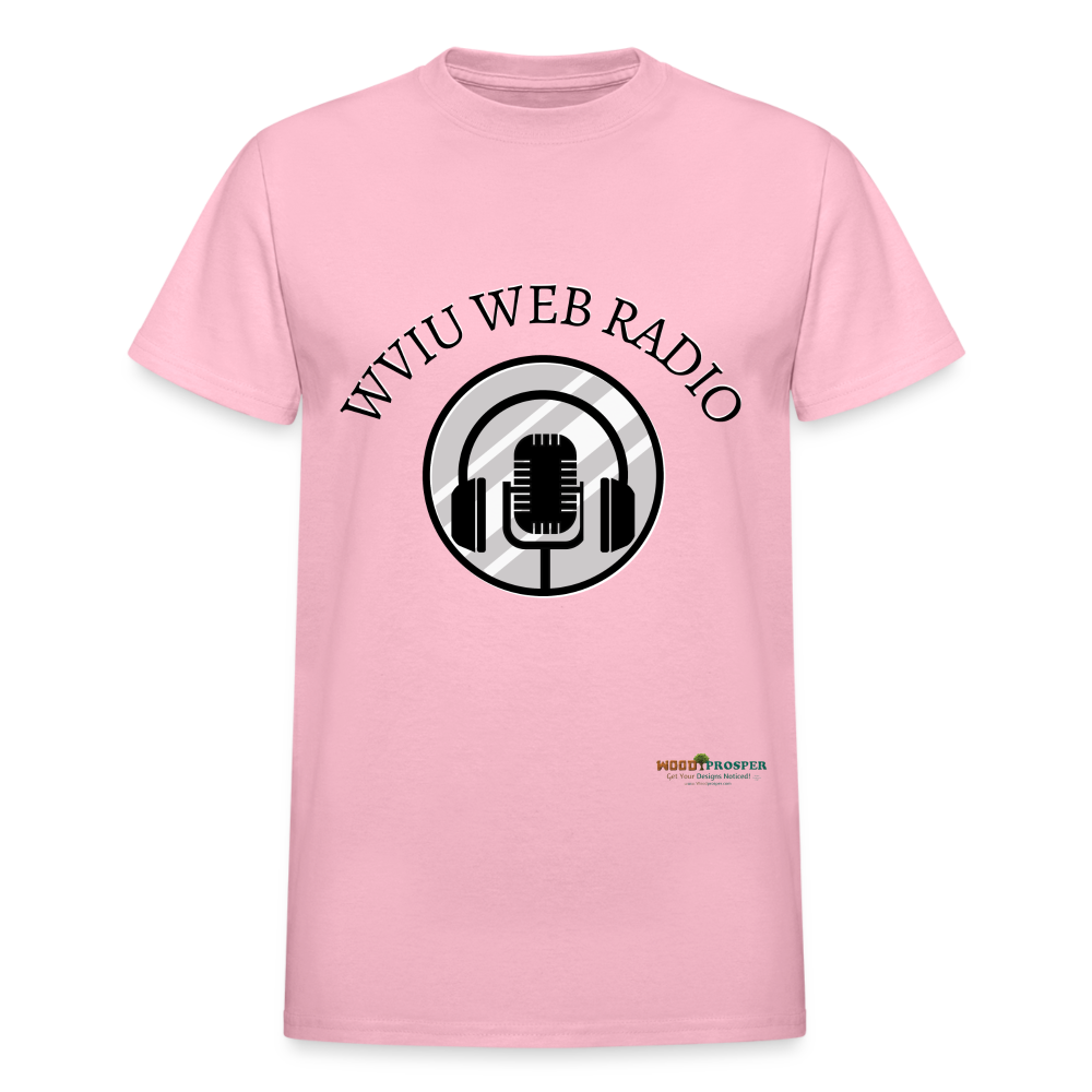 WVIU Web Radio Unisex T-shirt - light pink