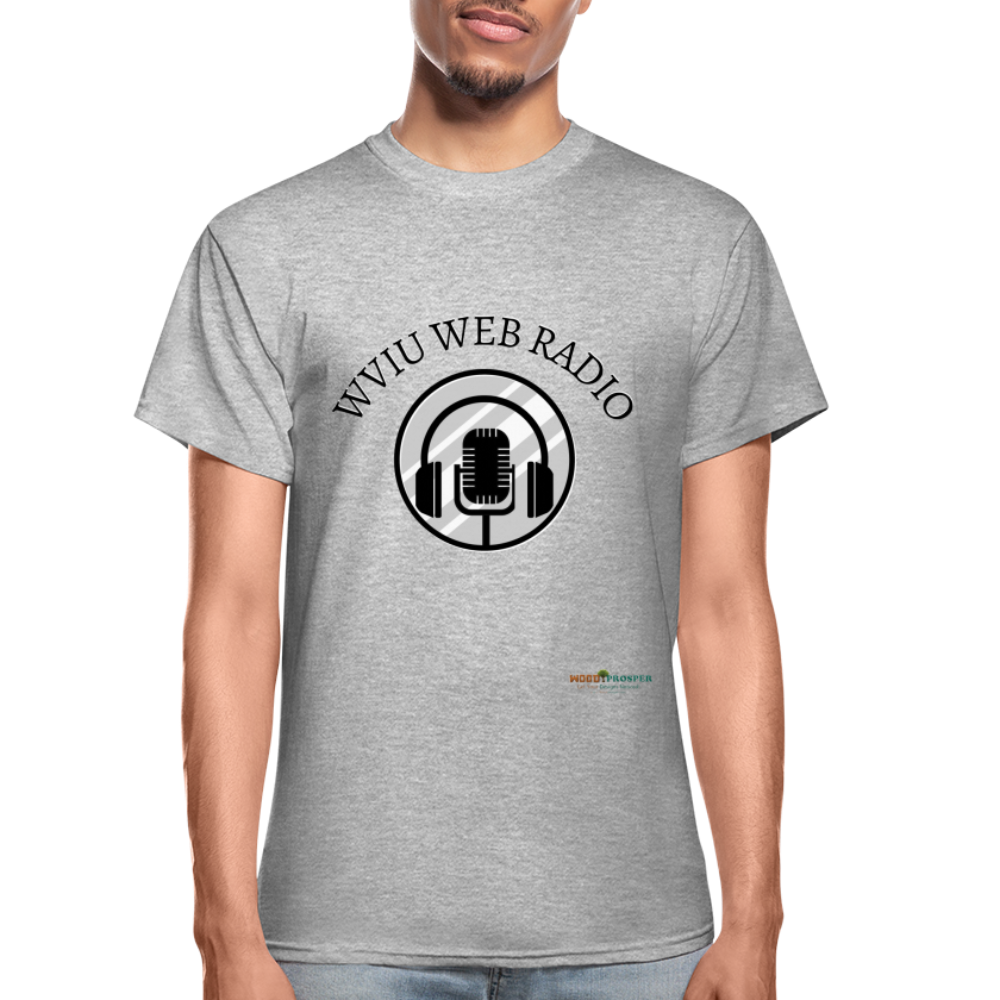 WVIU Web Radio Unisex T-shirt - heather gray