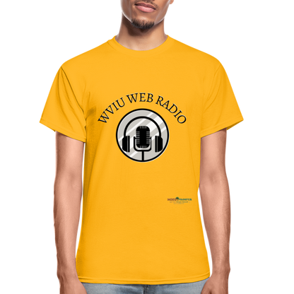WVIU Web Radio Unisex T-shirt - gold