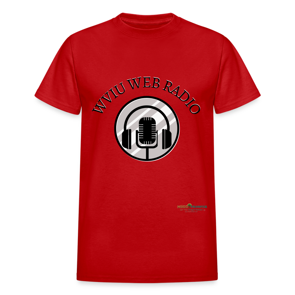 WVIU Web Radio Unisex T-shirt - red