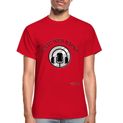 WVIU Web Radio Unisex T-shirt - red