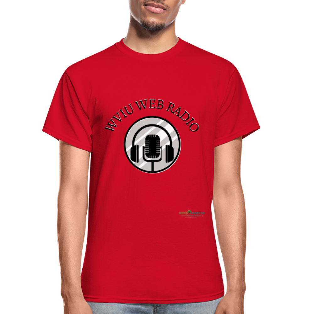 WVIU Web Radio Unisex T-shirt - red