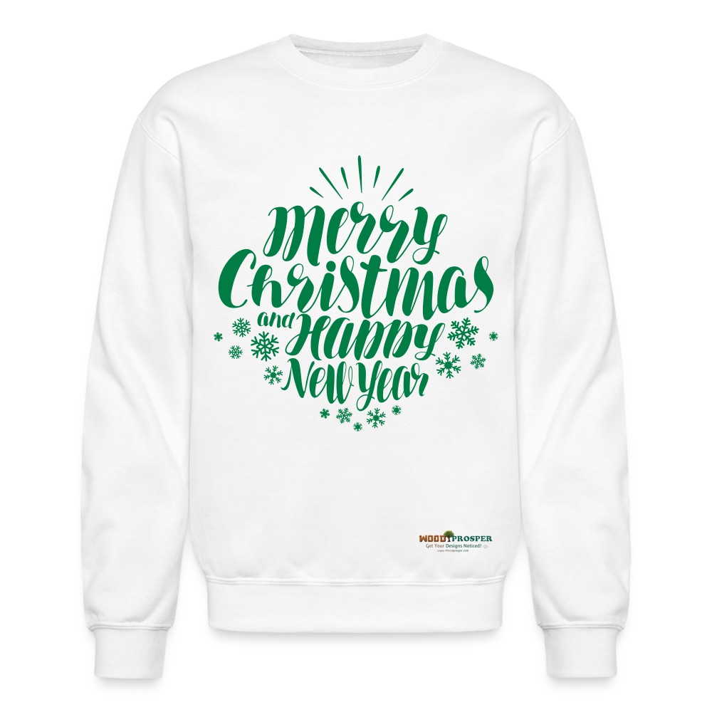 MERRY CHRISTMAS Crewneck Sweatshirt - white