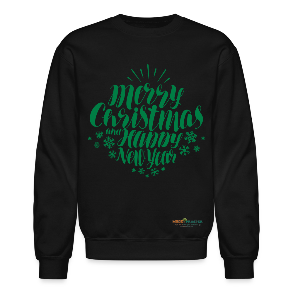 MERRY CHRISTMAS Crewneck Sweatshirt - black