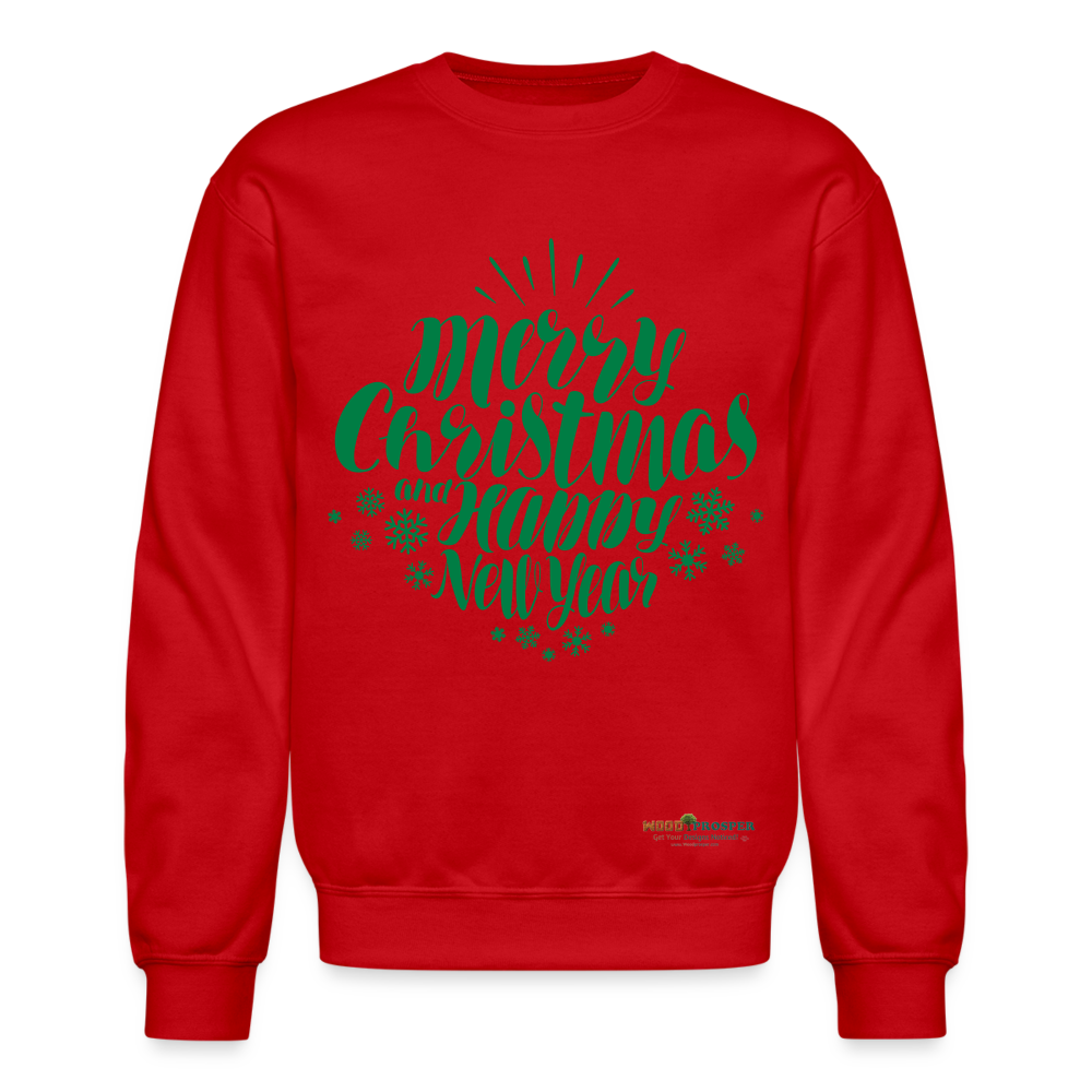 MERRY CHRISTMAS Crewneck Sweatshirt - red
