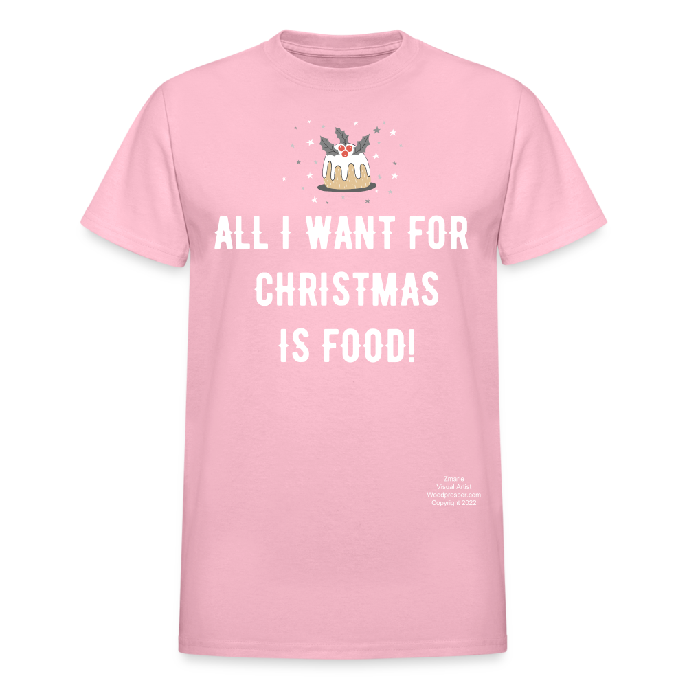 ALL I WANT Adult T-Shirt - light pink